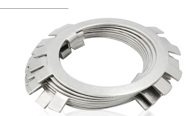 GB858 圆螺母用止退垫圈 不锈钢304 A2-70 本色 