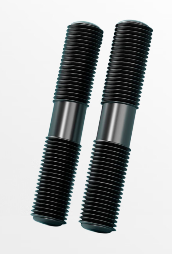等长双头螺柱 合金钢35CrMo 10.9级 发黑 
