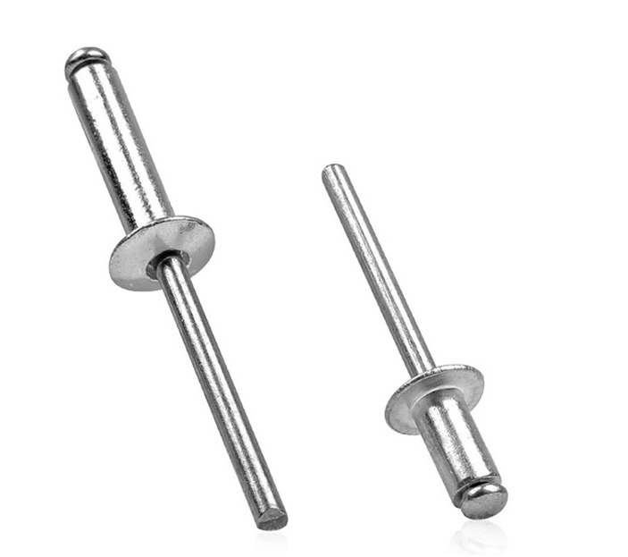 GB12618 开口型抽芯铆钉(扁圆头) 铝帽铁芯 4.8级 本色