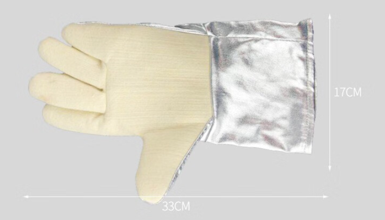 CASTONG/卡司顿 NFRR系列300℃铝箔耐高温手套NFRR15-34 均码(M)长34cm