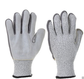 13针防切割贴皮手套