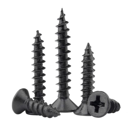  8.8级发黑十字沉头自攻钉 碳钢
