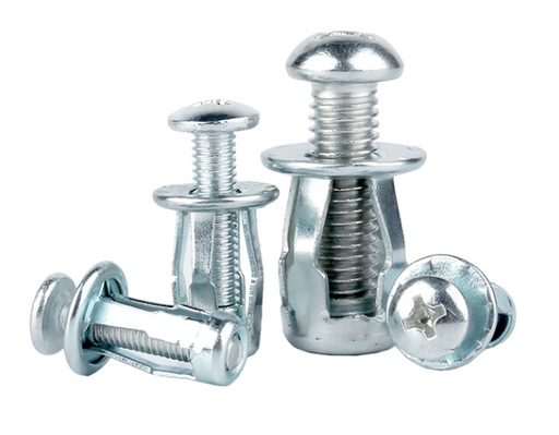  花瓣螺母膨胀螺栓 碳钢 4.8级 镀锌 M4×20 螺钉×1+螺母×1 1套