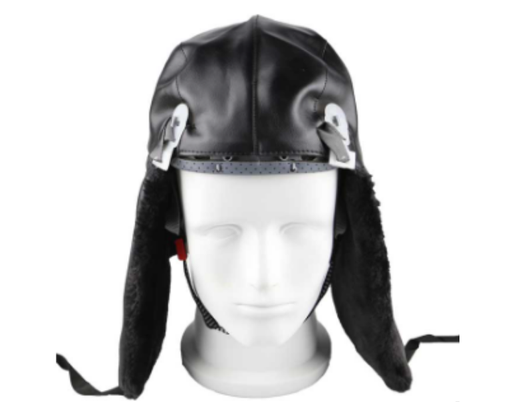 6孔皮质防寒冬帽