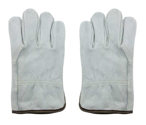 短牛皮手套
