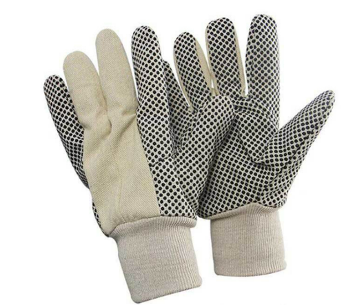 防滑点胶帆布手套